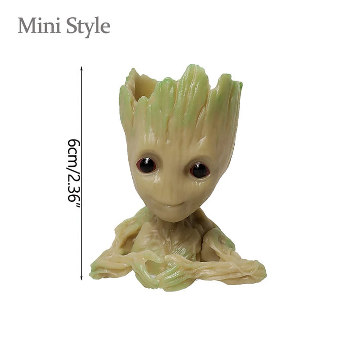 Decorazione della casa Artigianato Modello in miniatura Ufficio Desktop Display Cartoon Groot Figurine Artigianato Decor Albero Uomo Ornamento 5CM