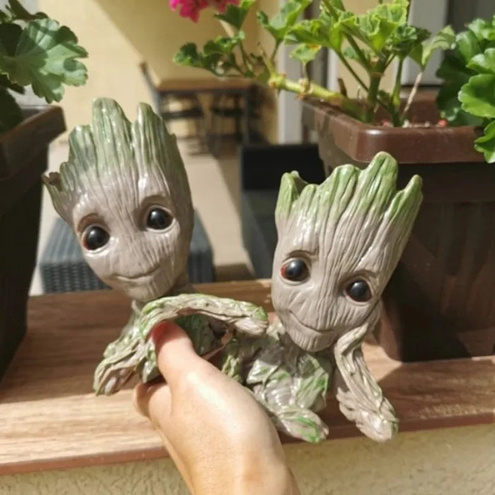Decorazione della casa Artigianato Modello in miniatura Ufficio Desktop Display Cartoon Groot Figurine Artigianato Decor Albero Uomo Ornamento 5CM
