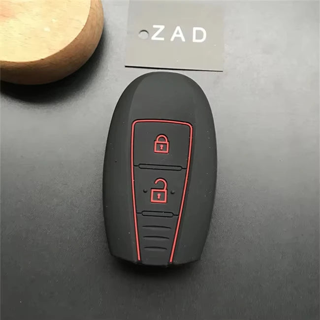 ZAD custodia protettiva per portachiavi in silicone custodia protettiva per cappuccio per SUZUKI Swift Sport SX4 SCORSS grand vitara accessori per auto remote