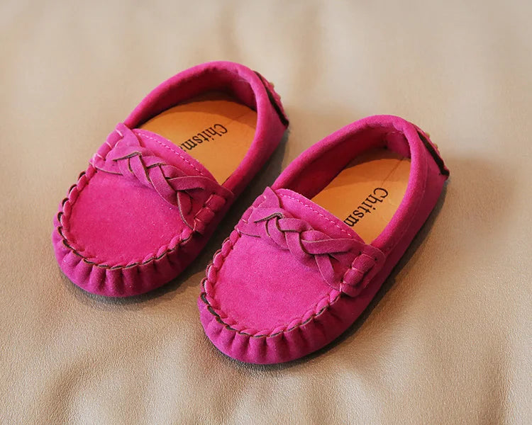 JGVIKOTO Ragazzi Ragazze Scarpe Moda Morbide Mocassini per bambini Appartamenti per bambini Scarpe da barca casual Mocassini da sposa per bambini Scarpe in pelle