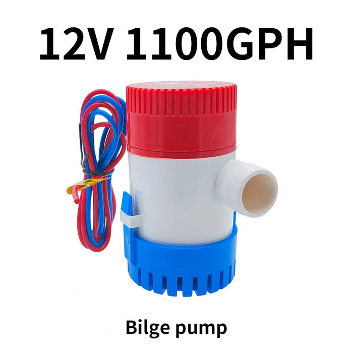 1 pz pompa di sentina 12 v 24 V 1100 gph 750 gph pompa acqua utilizzata in barca idrovolante case a motore barca domestica