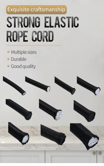 Forte corda elastica Corda elastica per shock Bungee Corda elastica per creazione di gioielli fai-da-te Tende per progetti all'aperto Bagagli per barche da kayak