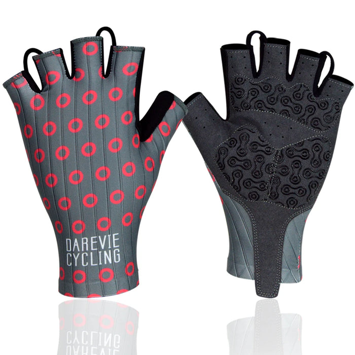 DAREVIE Guanti da ciclismo AERO guanti da ciclismo antiscivolo ad alta velocità leggeri e traspiranti Cool Dry mezze dita guanti da bici MTB Road