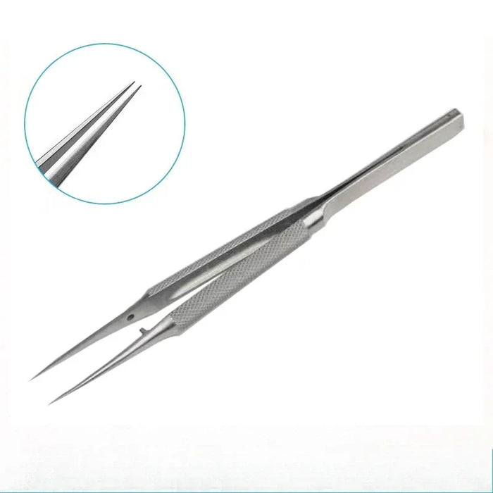 Pinzette industriali professionali in lega di titanio di precisione da 0,15 mm per strumento di manutenzione delle impronte digitali per la riparazione del filo di rame della scheda madre