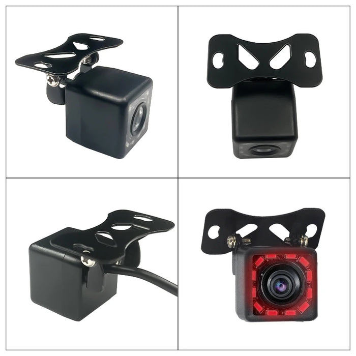 Visione notturna per auto con telecamera per retromarcia Hippcron con linee di scala a distanza integrate Sistema HD impermeabile universale