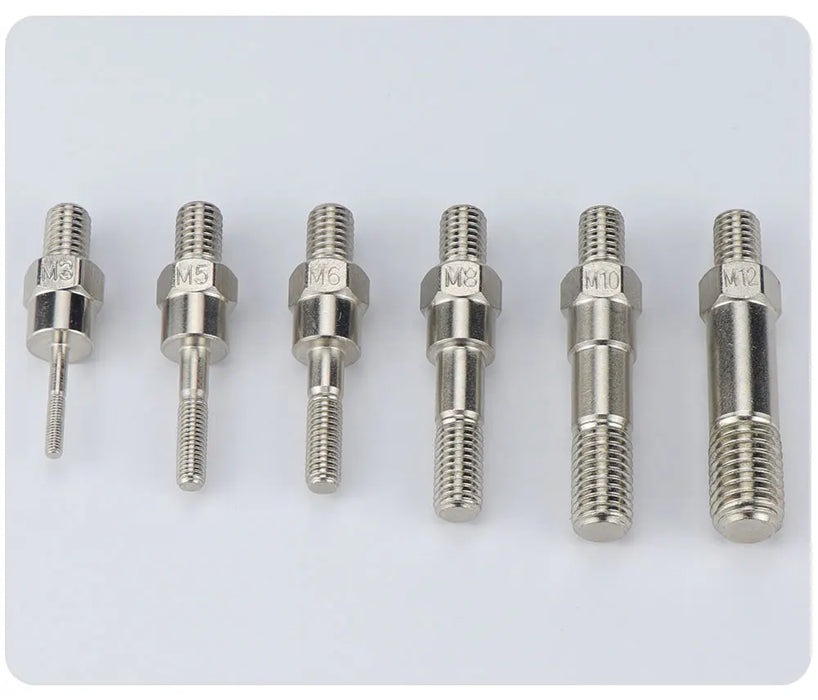 HIFESON Mano Rivetto Dado Pistola Parte Manuale Filettato Rivetto Testa Viti di Ricambio Tirare Asta Per BT-606 605 607 M3 M4 M5 M6 M8 M10 M12