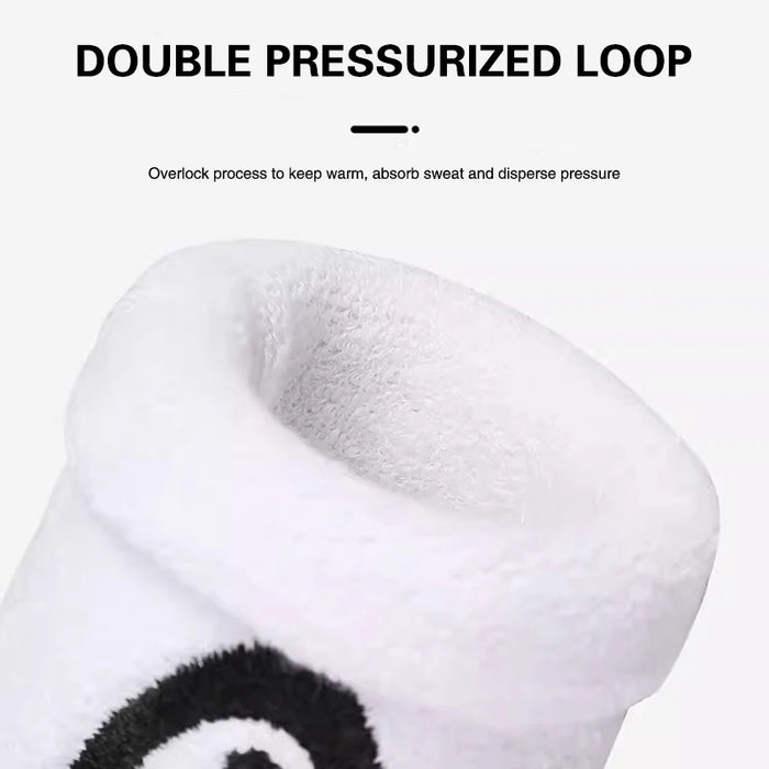 HEAD Tennis Badminton Wristband ricamo Sport Wristband cotone comodo assorbire il sudore che pulisce il polsino antiscivolo