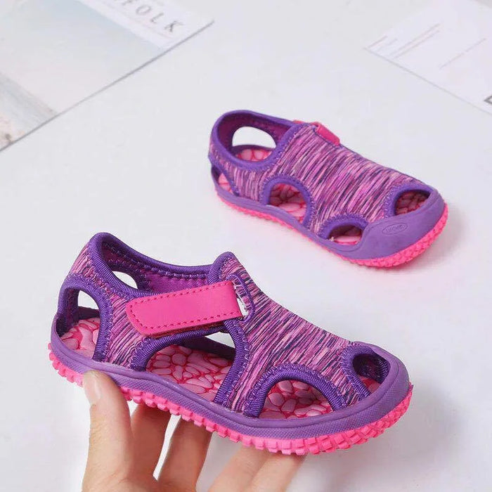 Estate neonate ragazzi sandali bambini sandali da spiaggia fondo morbido scarpe antiscivolo per bambini scarpe da esterno anticollisione