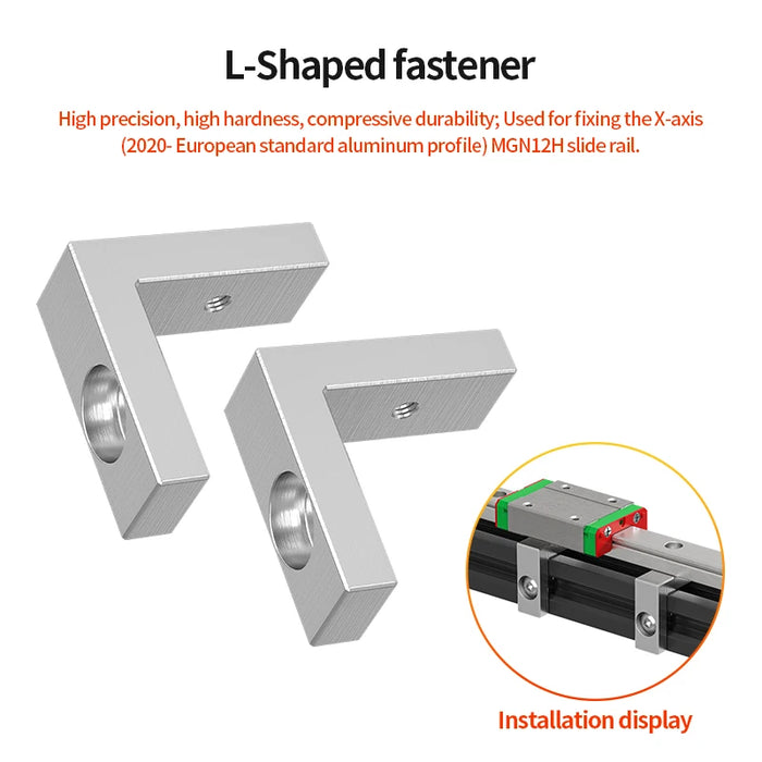 Parti della stampante 3D Ender3 /Cr10 X/Y Axis Upgrade Kit guide lineari raccordi fissi tipo L