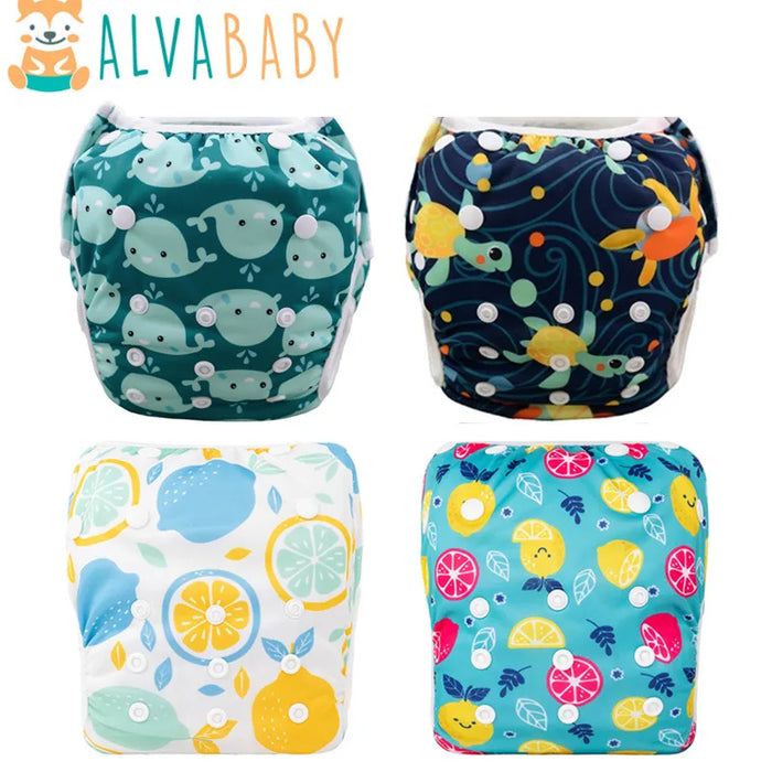 U PICK 1pc ALVABABY Pannolino da nuoto riutilizzabile Pannolino da nuoto riutilizzabile per bambini Pannolino da nuoto