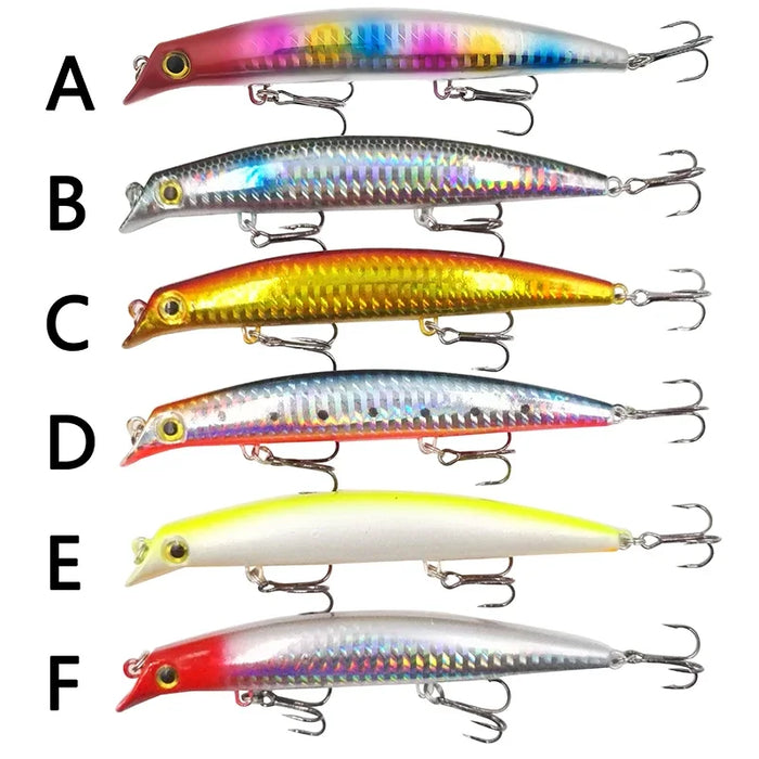 OUTKIT Richiamo di Pesca 1PC Laser Minnow 16g 12cm Wobbling Minnow Richiamo Galleggiante Esca Dura Pesca Wobblers Crankbait Artifici