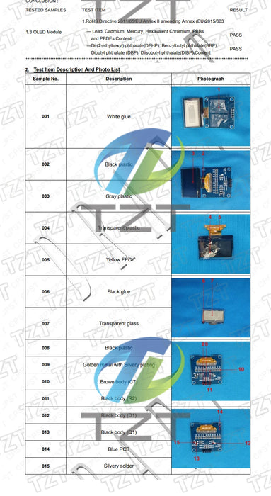 Modulo OLED da 1,3 pollici Colore bianco 128X64 Modulo display LED LCD OLED 1.3 IIC I2C SPI Comunicare per kit fai da te arduino