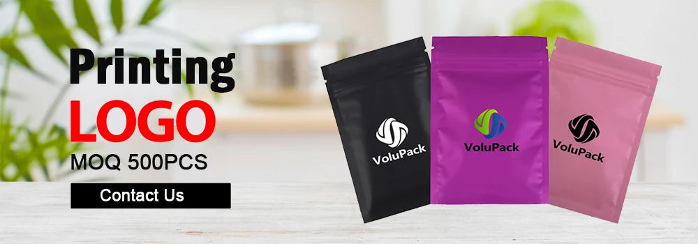 Sacchetti di plastica richiudibili con chiusura a cerniera in polietilene richiudibili da 100 pezzi