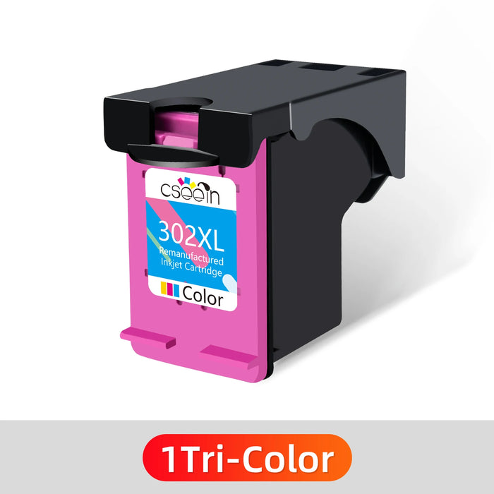 QSYRAINBOW 302XL Sostituzione rigenerata per cartuccia d'inchiostro HP 302 HP302 XL per stampante Deskjet 1110 1111 1112 2130 2131