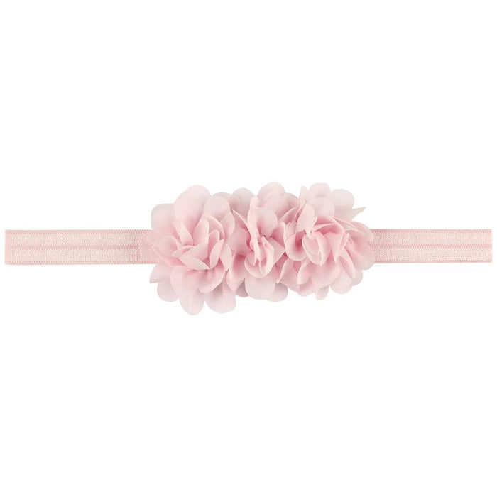 Fiore in chiffon Fascia per bambina Accessori per capelli per neonati Cravatta Fiocco Copricapo per neonato Tiara Copricapo Regalo Nastro per fasciatura per bambini