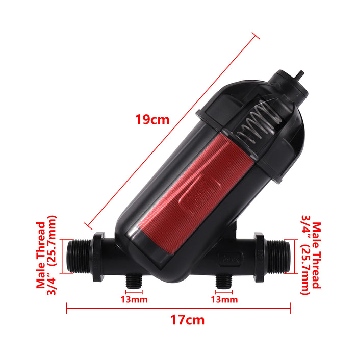 120 Mesh 3/4 "filtro per l'acqua con schermo filettato maschio filtro in acciaio inossidabile sistema di nebulizzazione per irrigazione da giardino filtro per impurità