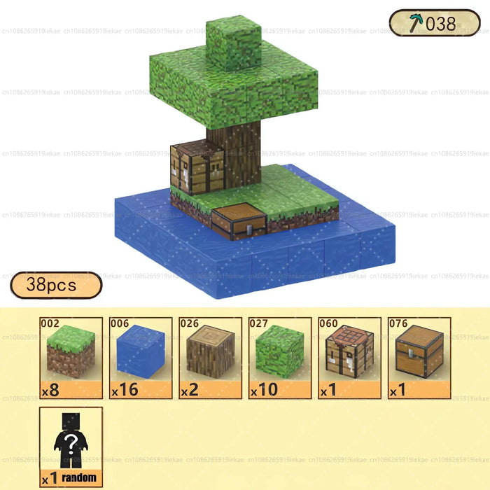 Blocchi magnetici Mine World Set cubo magnetico per ragazzo ragazza bambino età 3+ modello fai da te bambini stelo stelo giocattolo sensoriale regalo