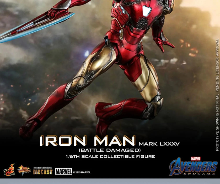Giocattoli caldi Marvel The Avengers 4 Steel Man 1:6 Lega Burattino Soldato Uomo Mark85 Danni di guerra Versione Esecuzione squisita Buoni regali