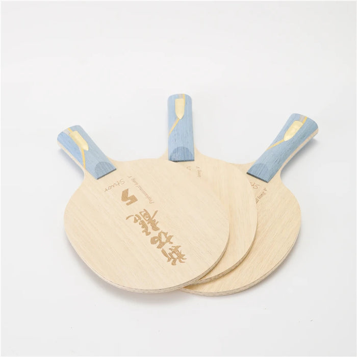 Stuor Lungo 5 Giallo Carbonio Interno Lama da Ping Pong Racchetta da Ping Pong Paddles Fibra di Carbonio Incorporato OFF + ATTACCO