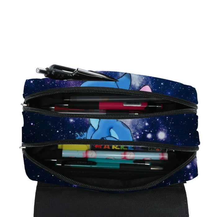 Stitch Pencil Case Storage Bag grande capacità Super Large Cute Gift ragazzi studenti e ragazze cancelleria materiale scolastico cancelleria