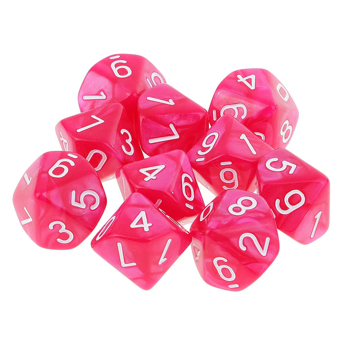 10 dadi a 10 facce D10 D8 dadi poliedrici per giochi dadi RPG da 16 mm dadi per famiglie