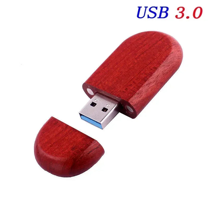 JASTER USB 3.0 LOGO ad alta velocità Scatola di legno Logo personale Pendrive cliente 8 GB 16 GB 32 GB 64 GB Chiavetta USB Pen Drive U Disco