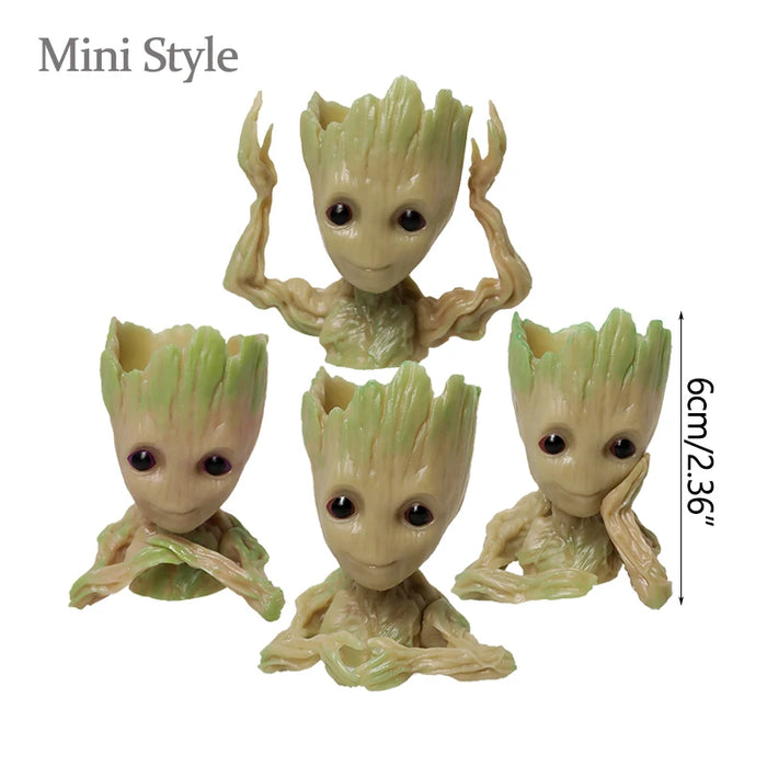 Decorazione della casa Artigianato Modello in miniatura Ufficio Desktop Display Cartoon Groot Figurine Artigianato Decor Albero Uomo Ornamento 5CM