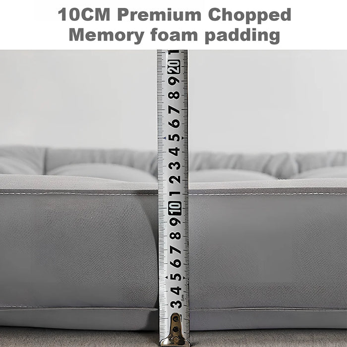 Materasso addensato, cuscino morbido in fibra 3D, materasso per camera da letto domestica, materasso antiscivolo con fascia, dimensioni multiple opzionali