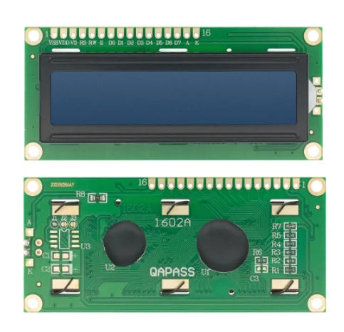 Modulo display LCD1602 I2C Schermo blu verde 5V PCF8574 Adattatore IIC Llate per Arduino