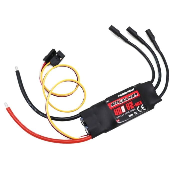 Hobbywing Skywalker 40A 50A 60A 80A 15A 20A 30A 100A 120A V2 regolatore di velocità ESC con UBEC per elicottero RC aeroplani