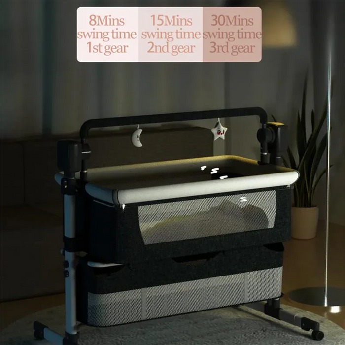 Lettino per bambini culla elettrica lettino per neonati lettino da viaggio culle per bambini culla portatile nido per bambini con musica articoli per bambini