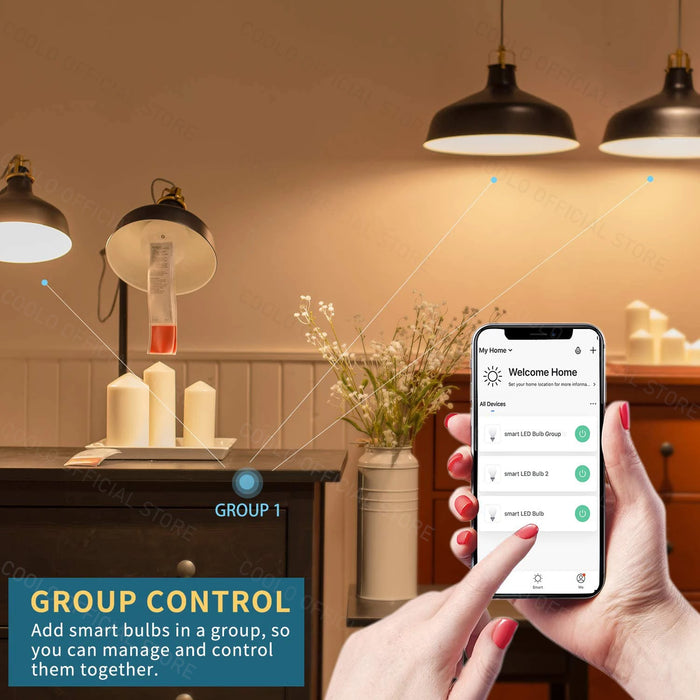 Ewelink E26 E27 lampadine a LED Zigbee Wifi Smart LED Lamp RGB + CW + WW 15W 18W lampadina a LED funziona con Alexa Google Smartthings 33