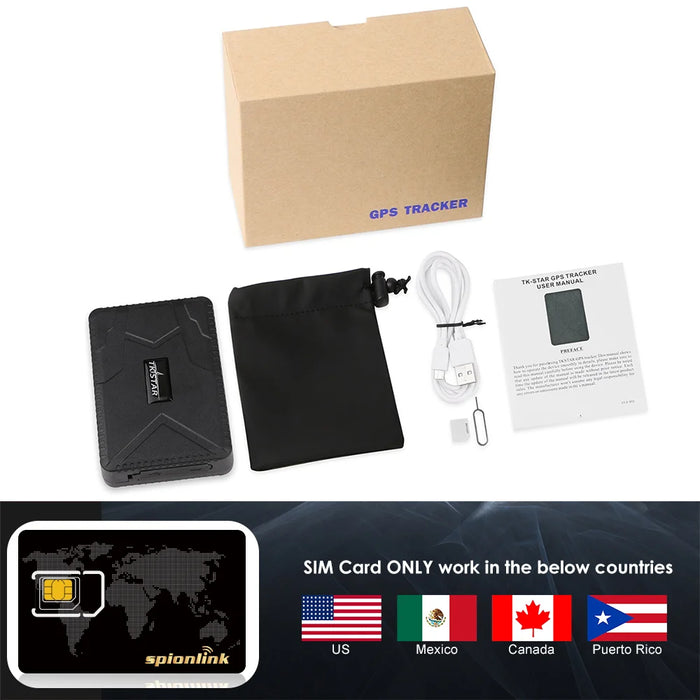 Localizzatore GPS per auto TK915 Localizzatore GPS 10000mAh Magnete Impermeabile IP65 Localizzatore GPS per auto Avviso antimanomissione APP gratuita a vita PK TKSTAR TK905