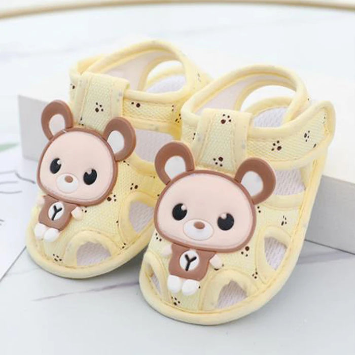 Neonate ragazzi sandali carino flessibile antiscivolo appartamenti estivi primi camminatori scarpe per bambini per neonati casuali 0-15 mesi