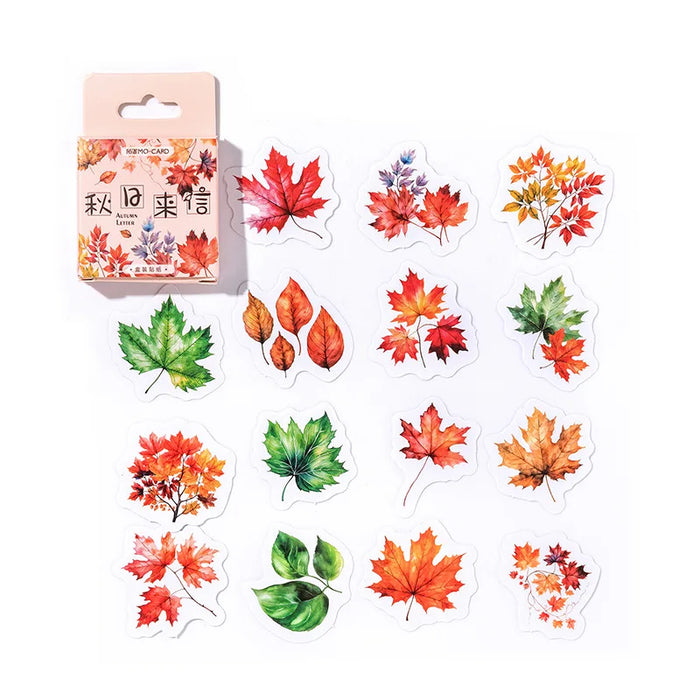 46 pezzi/pacco Viaggia da solo Mini adesivo di carta Decorazione album fai da te Diario Scrapbooking Etichetta adesiva Cancelleria Kawaii
