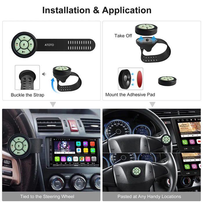 ATOTO 44 f5 44 f8 volante senza fili telecomando cinturino dell'orologio cinturino per autoradio schermo Stereo lettore multimediale unità principale