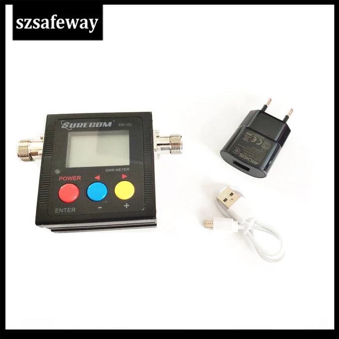 VHF/UHF di Digital di SURECOM 125-525 Mhz del tester di SWR di potere SW-102 per la Radio bidirezionale SW102