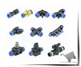 Elettrovalvola elettrica in plastica 12V 24V 220V Normalmente chiusa 1/4 "3/8" Tubo flessibile Conntection rapida RO Acqua Sistema ad osmosi inversa