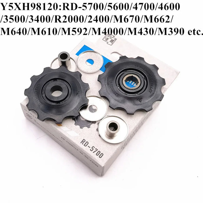 Set puleggia deragliatore posteriore Shimano 4700/5800/6800/R8000/M4000/M610/M6000/M7000/M780/M8000/6700/Deore/XT/SLX/Ultegra/105/GRX