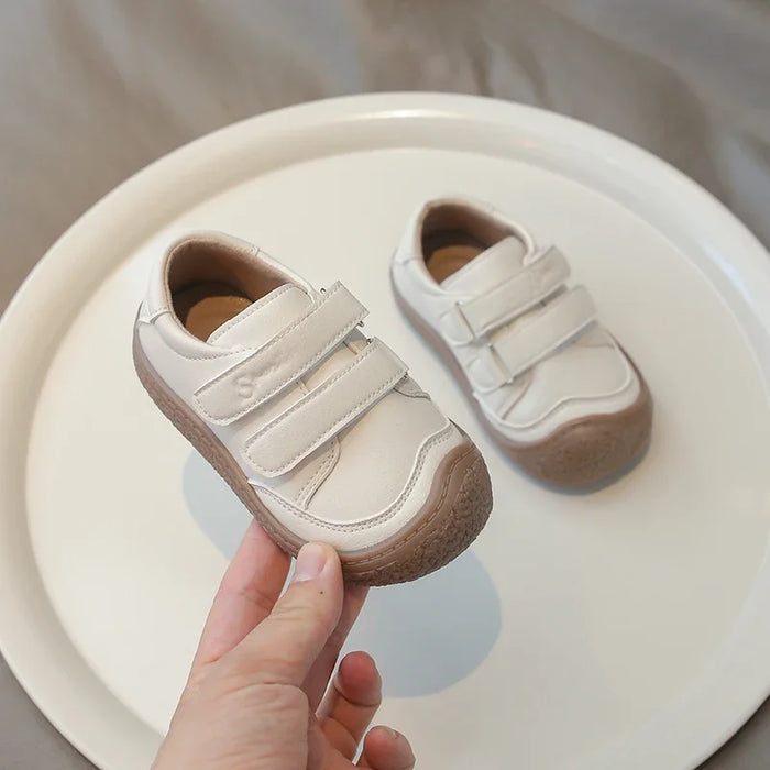 Primavera autunno neonate ragazzi scarpe Casual bambini Sneakers suola morbida antiscivolo neonato primi camminatori scarpe scarpe in pelle per bambini