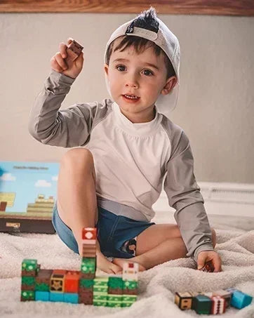 Blocchi magnetici Mine World Set cubo magnetico per ragazzo ragazza bambino età 3+ modello fai da te bambini stelo stelo giocattolo sensoriale regalo