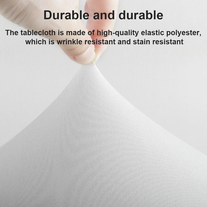 2 pezzi tovaglia elasticizzata tovaglia da cocktail tovaglia in spandex bar hotel festa matrimonio tovaglia altezza elasticizzata