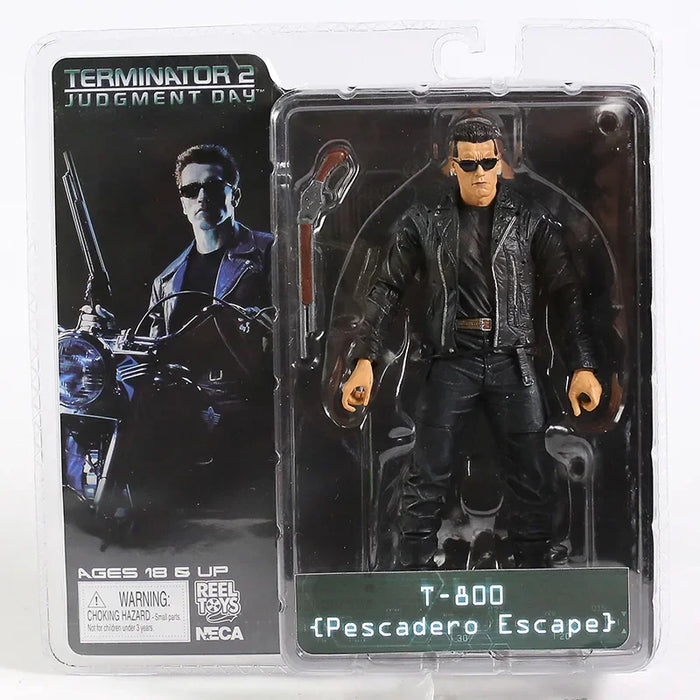 NECA Terminator 2: Giornata del Giudice T-800 Arnold Schwarzenegger Action PVC Figure da collezione Model Toy 7" 18 cm