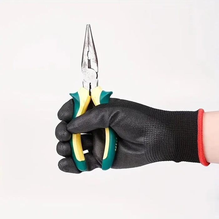 10 paia di guanti di sicurezza durevoli-antiscivolo, resistenti all'usura, protezione ESD per giardinaggio e lavorazione del legno