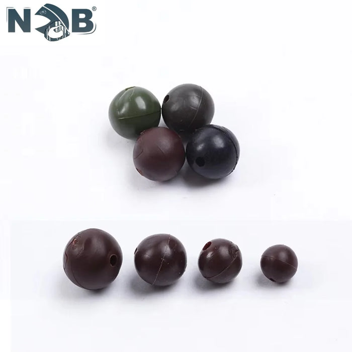 NGB 100 pz 5/6/7/8 MILLIMETRI Perline Da Pesca Alimentatore Gancio di Pesca Componenti Carpa Esca Gabbia Tappi Perline Alla Carpa attrezzatura da pesca