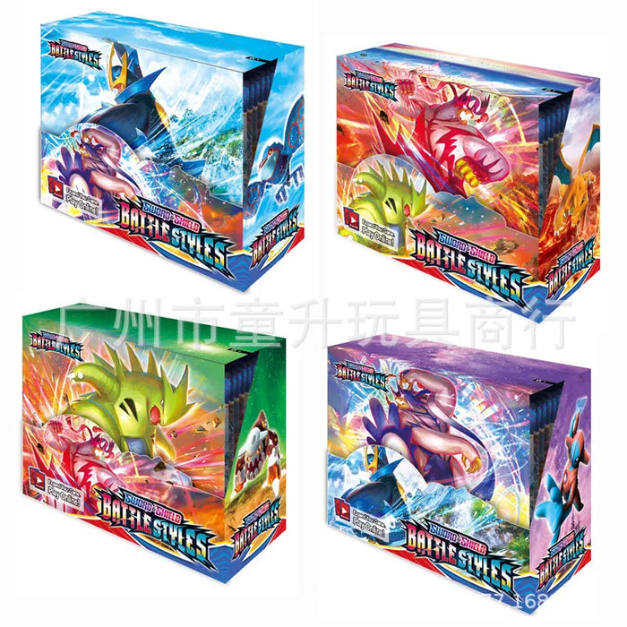 360 pezzi Pokemon Card Evoluzioni prismatiche Flames di ossidiana PALDEAN FATES Surging Sparks Scheda di traduzione di battaglia booster inglese