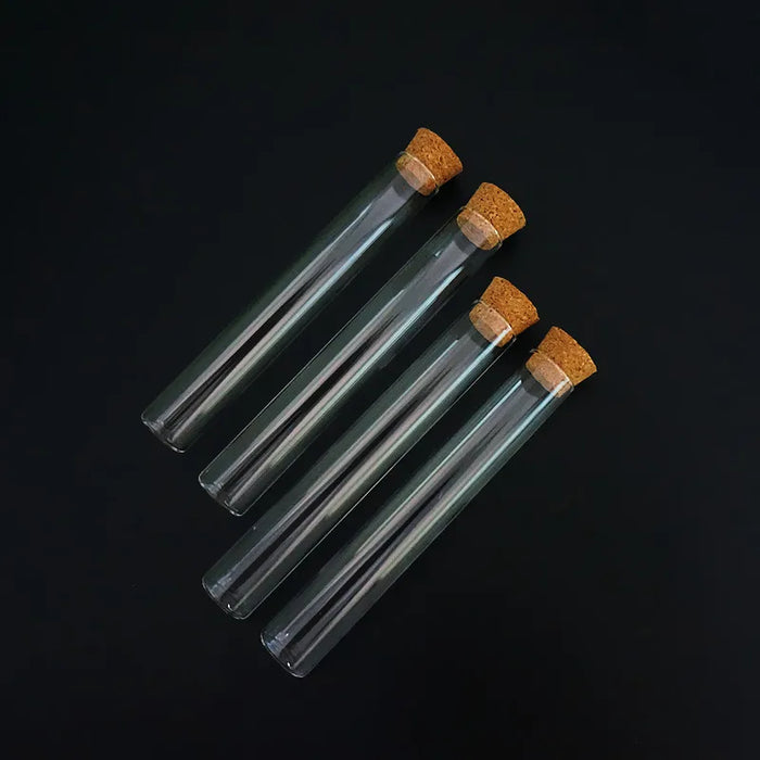 Provetta in vetro a fondo piatto 24 pz/lotto 15x100mm con tappi in sughero per tipi di TESTI