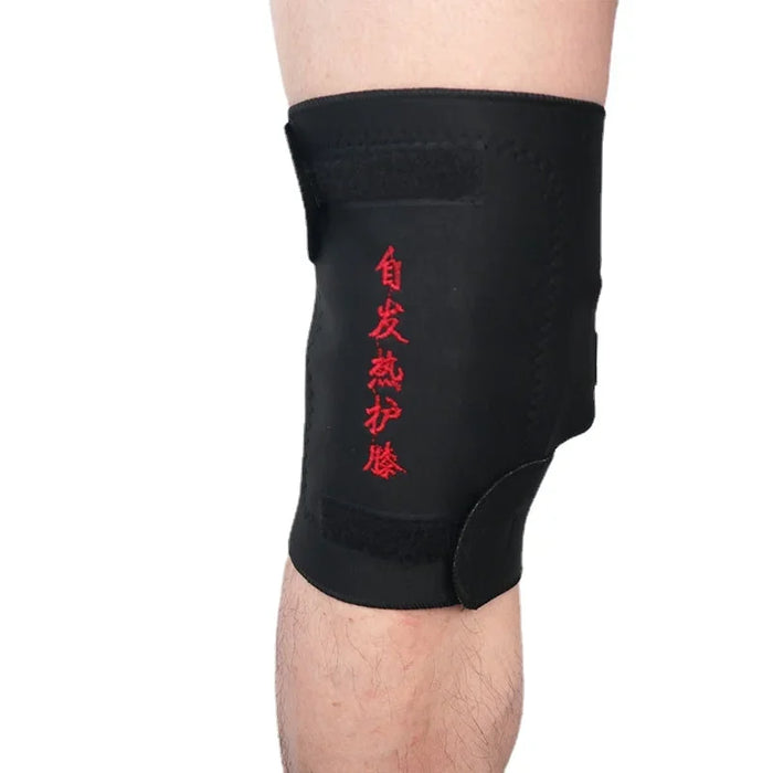 2 pz tormalina autoriscaldante ginocchiera terapia magnetica supporto per ginocchio tormalina riscaldamento cintura massaggiatore per ginocchio ginocchiera cura dell'osso