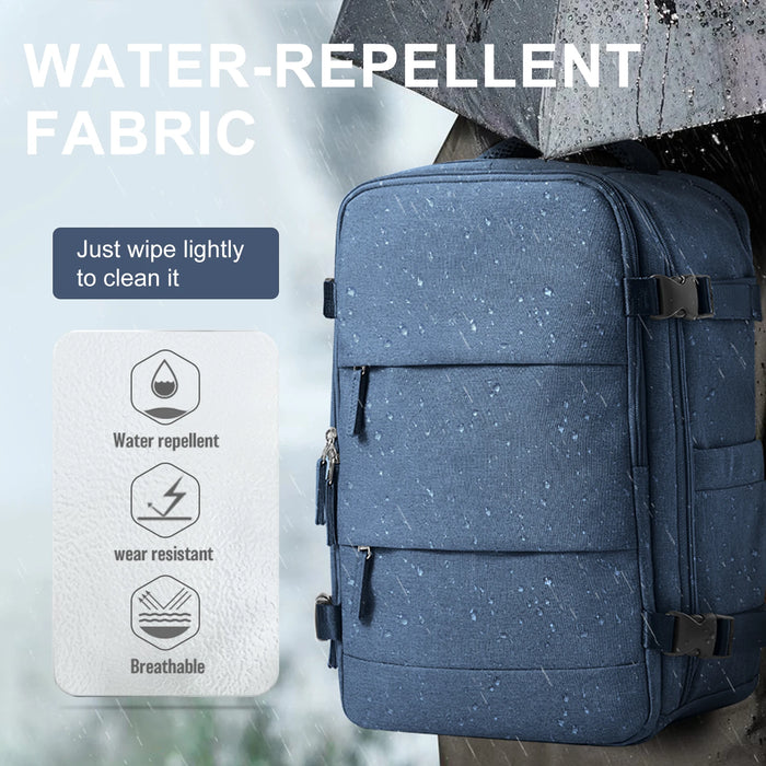 Zaino da viaggio Borsa da cabina Ryanair per aereo a breve distanza 40x20x25 Zaino Donna Uomo Borsa per laptop per scuola per il tempo libero Bagaglio da trasporto