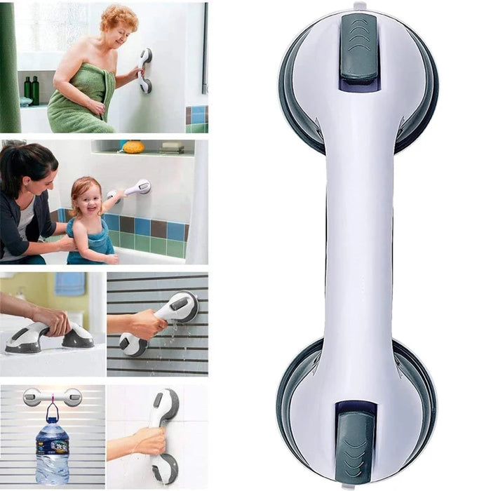 Nuove maniglie per doccia Maniglioni Ultra Grip Ventose di sicurezza a doppio bloccaggio Maniglia ausente Supporto antiscivolo per WC Bagno